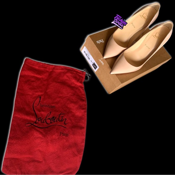 Christian Louboutin So Kate Ballerina 120mm Patent Leather Red Bottoms Size 8 - Picture 10 of 12